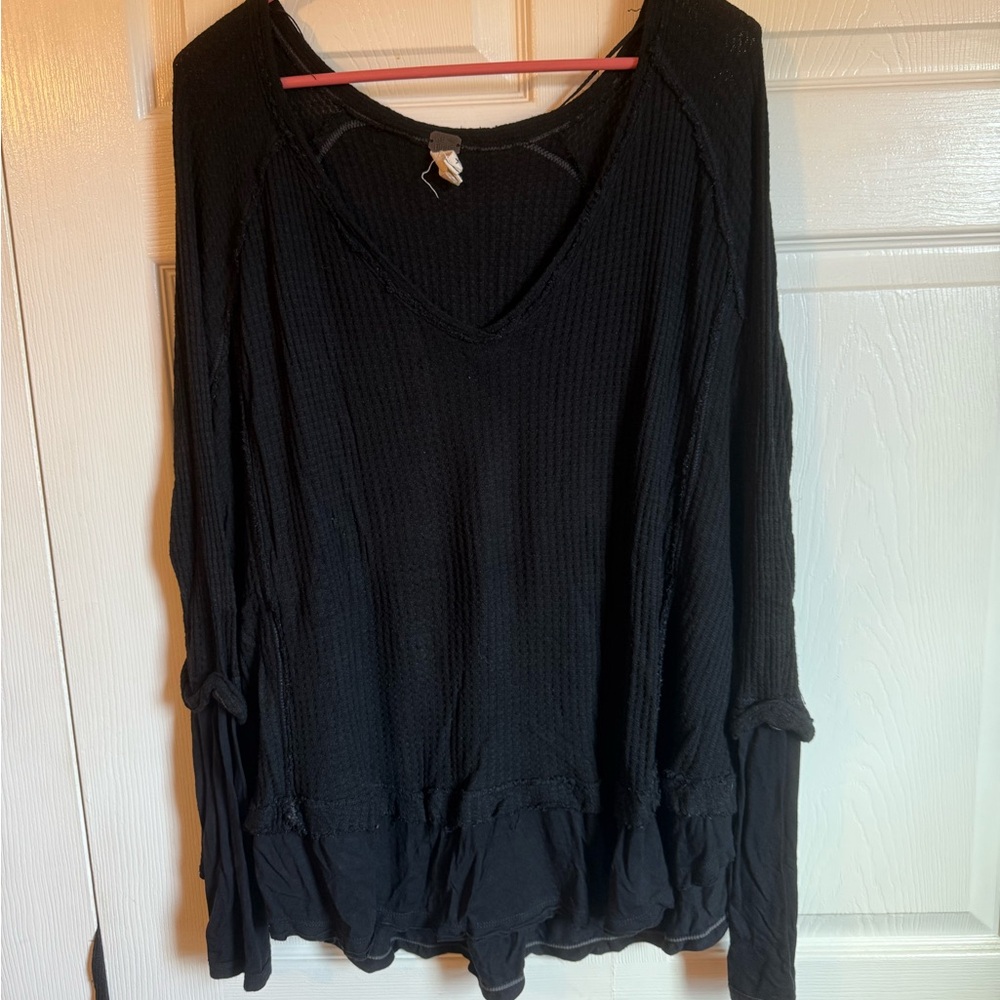 We The Free Black Long Sleeve Tunic